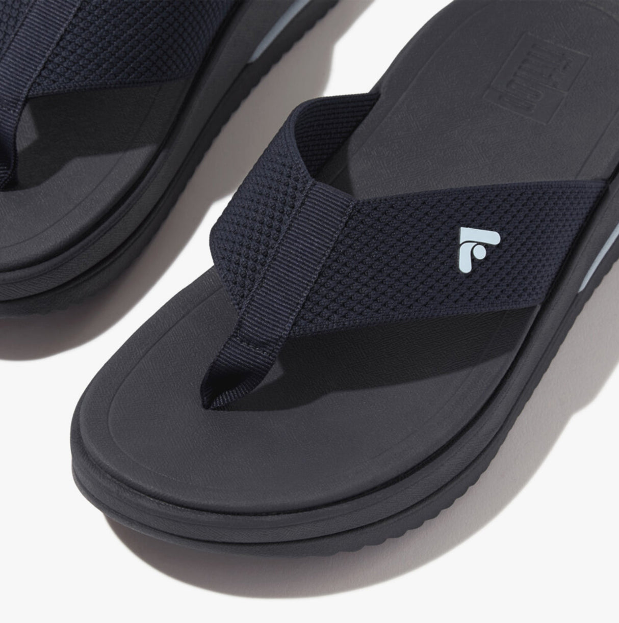 FitFlop SURFF TWO-TONE WEBBING Womens Toe Post Midnight Navy