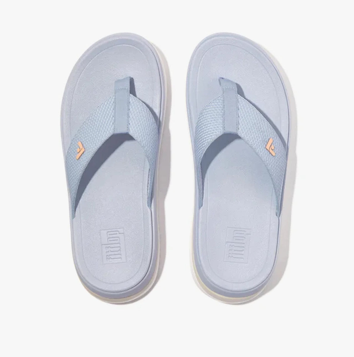 FitFlop SURFF TWO-TONE WEBBING Womens Toe Post Skywash Blue