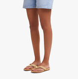 FitFlop GRACIE SHIMMERLUX Womens Toe Post Sandals Platino