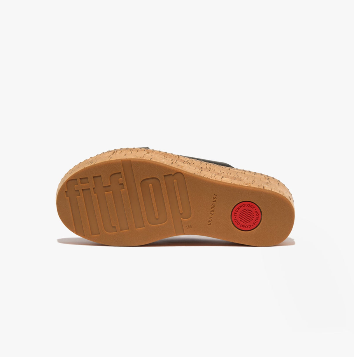 FitFlop ELOISE LEATHER Womens Cross Slides Black