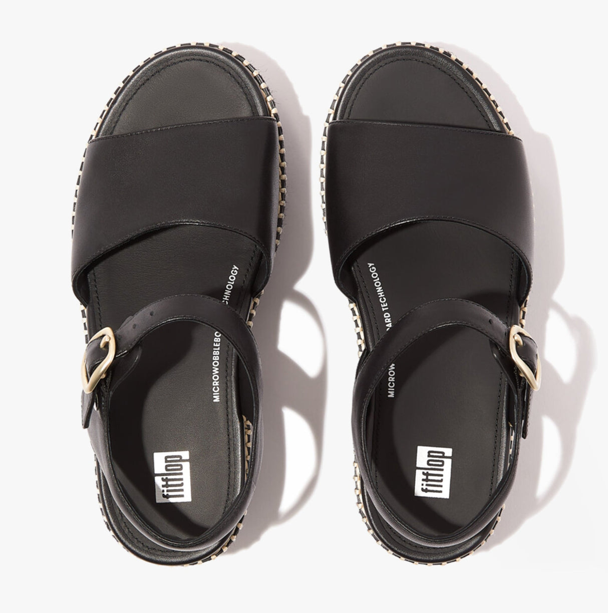 FitFlop ELOISE BACK STRAP Womens Espadrille Black