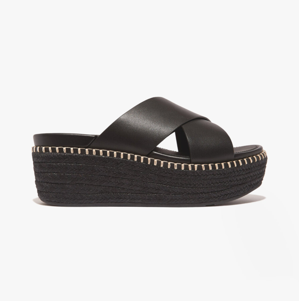 FitFlop ELOISE WEDGE Womens Espadrille Black