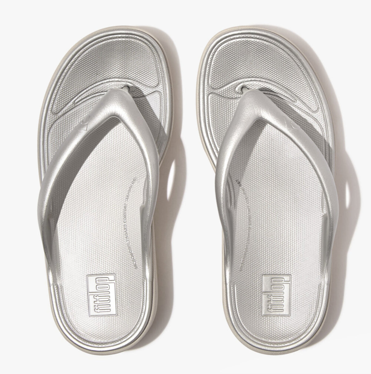 FitFlop RELIEFF METALLIC RECOVERY Womens Toe Post Silver