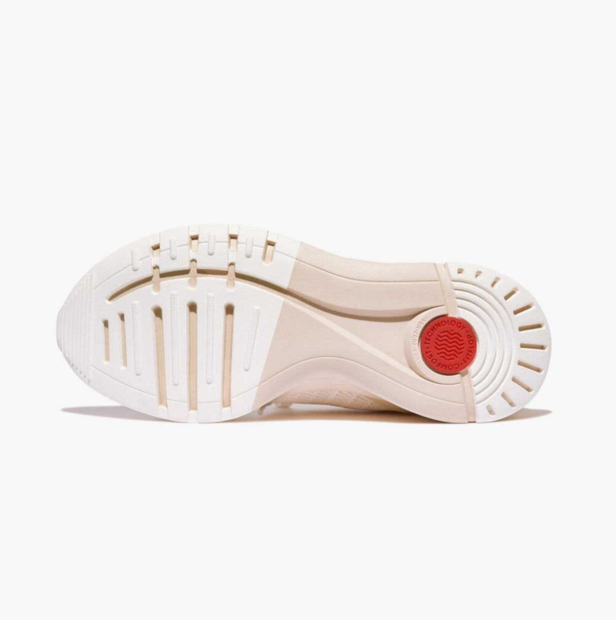 FitFlop VITAMIN FFX KNIT Womens Trainers Urban White/Paris Beige
