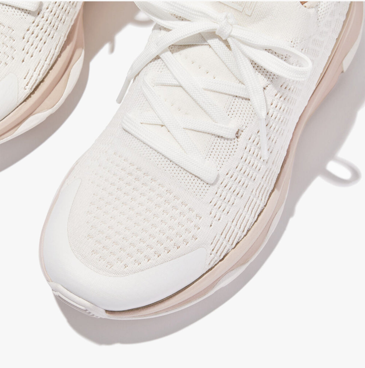 FitFlop VITAMIN FFX KNIT Womens Trainers Urban White/Paris Beige