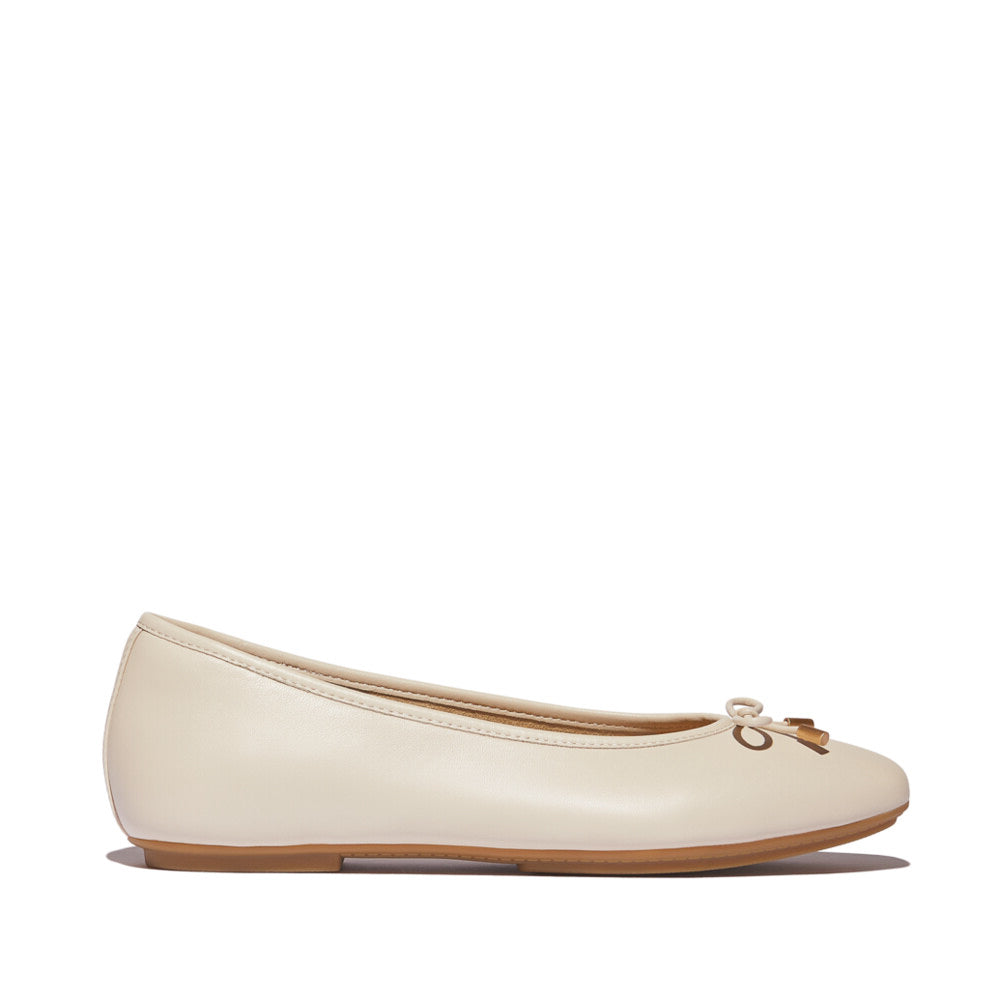 FitFlop DELICATO BOW SOFT Womens Ballet Flats Paris Beige
