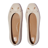 FitFlop DELICATO BOW SOFT Womens Ballet Flats Paris Beige