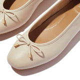 FitFlop DELICATO BOW SOFT Womens Ballet Flats Paris Beige