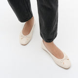 FitFlop DELICATO BOW SOFT Womens Ballet Flats Paris Beige