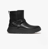 FitFlop F-MODE FOLDED-KNOT Womens Chelsea Boots Black