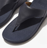 FitFlop LULU LEATHER Womens Toe Post Sandals Deepest Blue