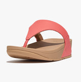 FitFlop LULU LEATHER Womens Toe Post Rosy Coral