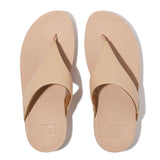 FitFlop LULU LEATHER Womens Toe Post Sandals Sandy Beige
