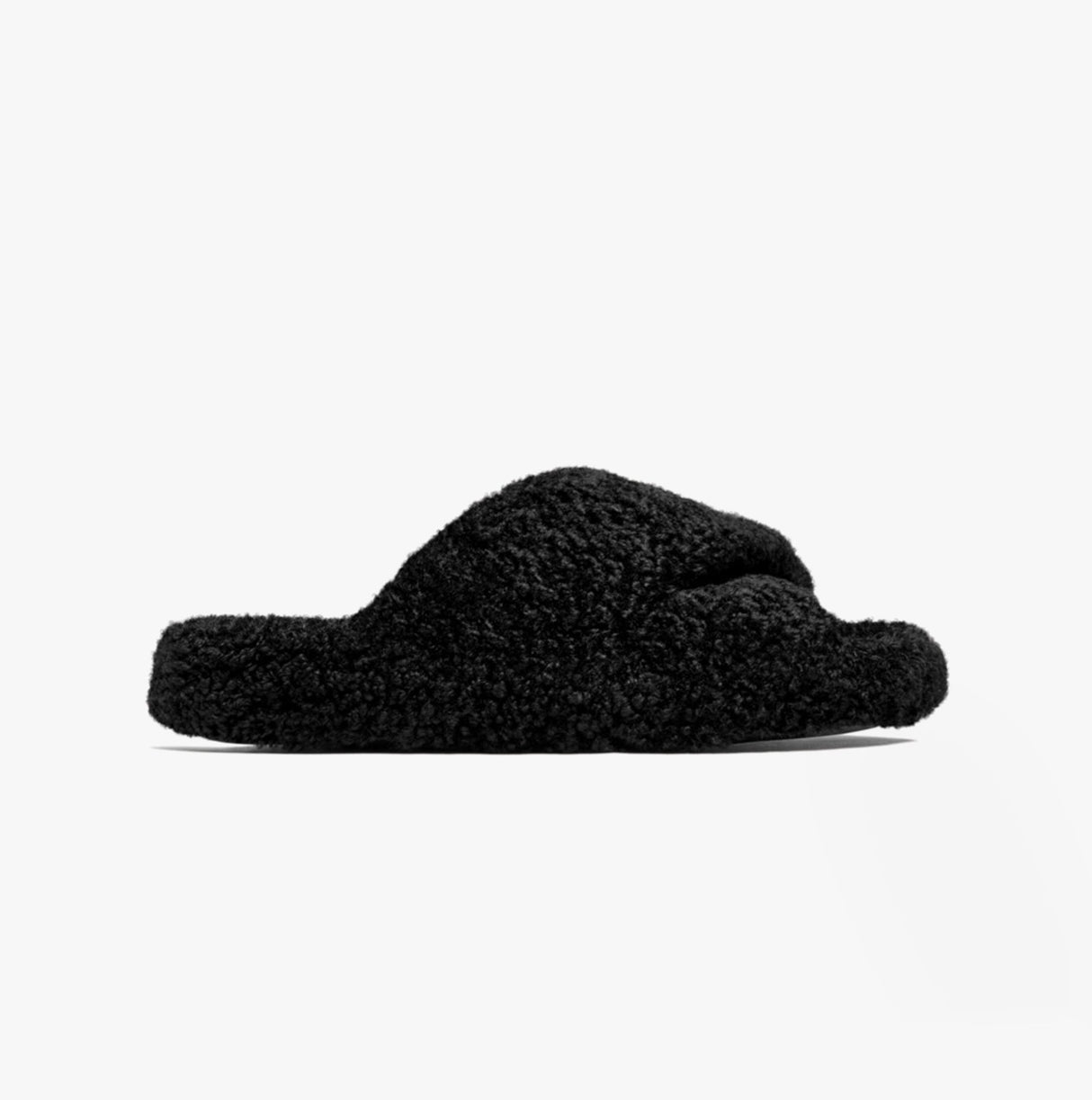 FitFlop iQUSHION D-LUXE Womens Cross Slides All Black