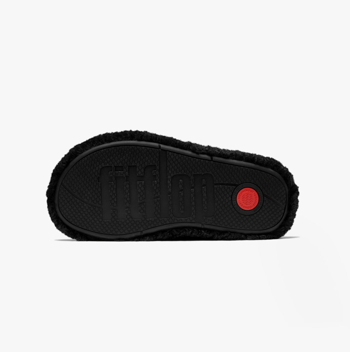 FitFlop iQUSHION D-LUXE Womens Cross Slides All Black