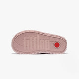 FitFlop iQUSHION D-LUXE Womens Cross Slides Dusky Pink