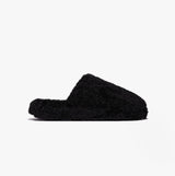 FitFlop iQUSHION D-LUXE Womens Mule Slippers All Black