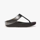 FitFlop FINO GLITTERDUST  METALLIC Womens Toe Post Sandals Pewter