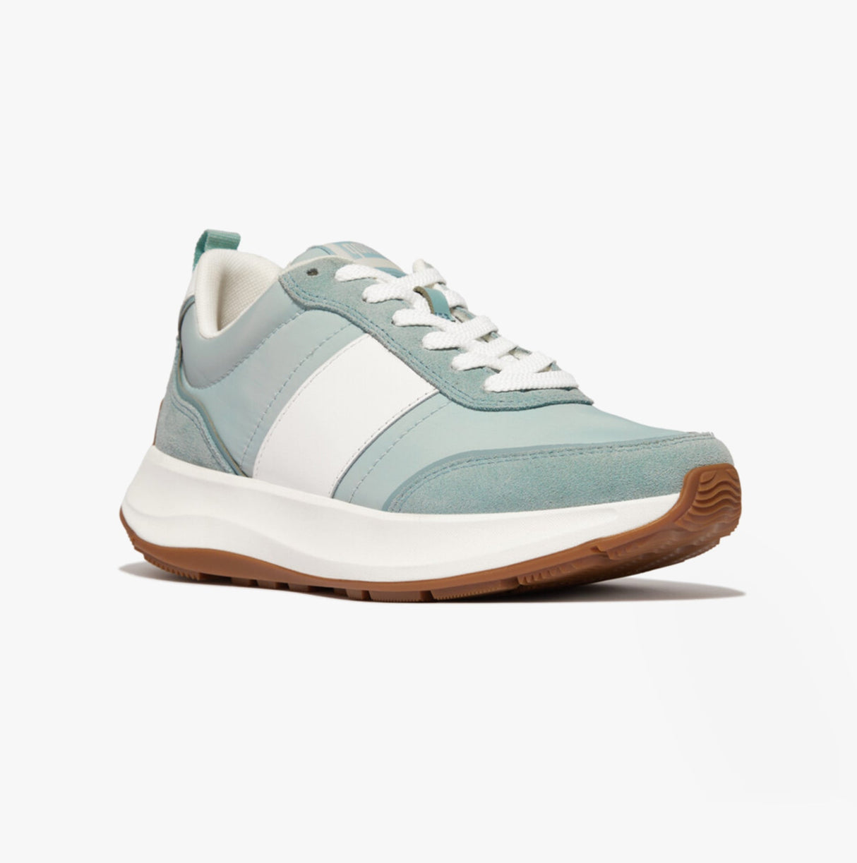 FitFlop F-MODE Womens Trainers Mint Blue Mix