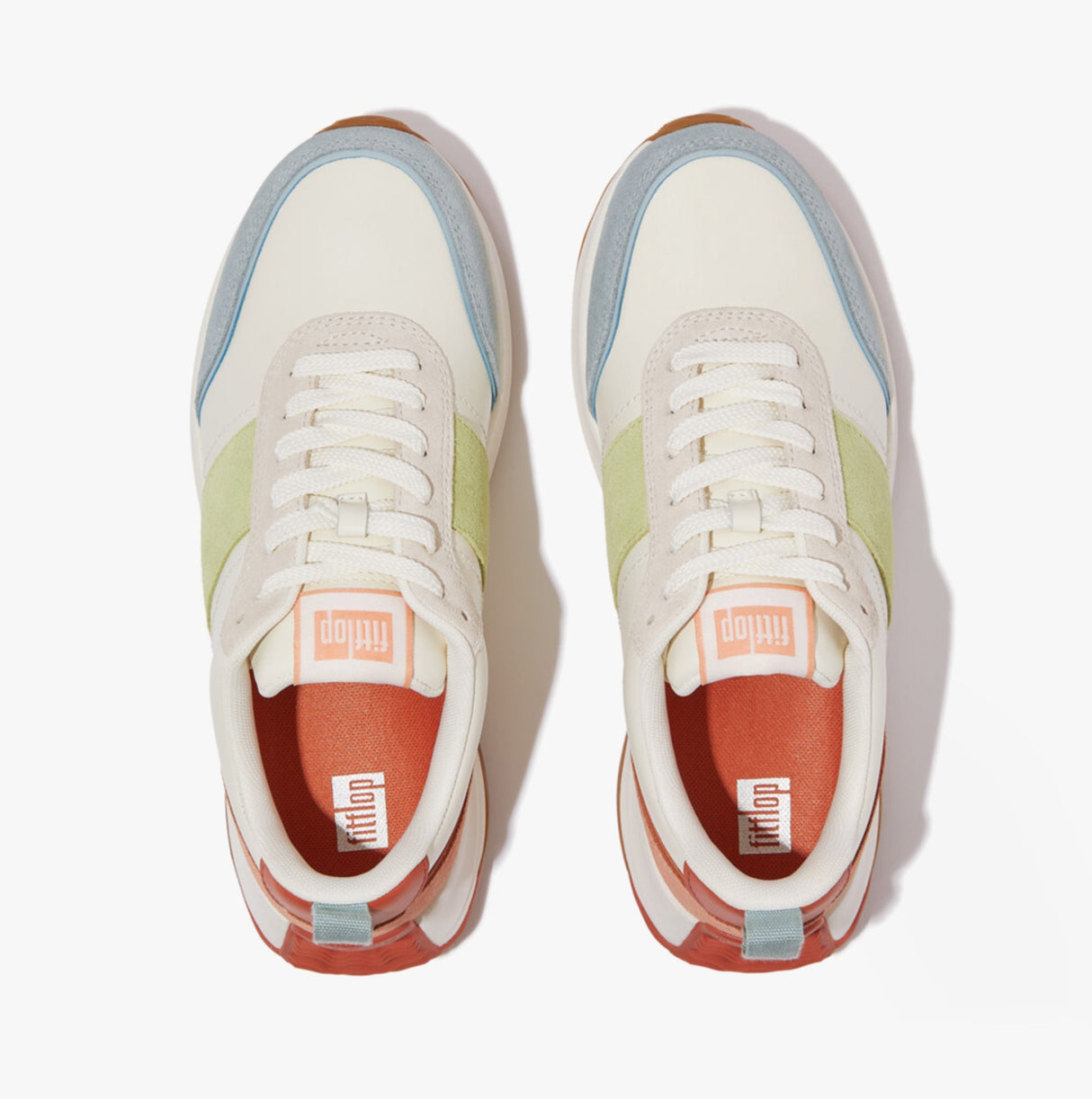 FitFlop F-MODE Womens Trainers Apricot Mix