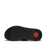 FitFlop F-MODE GO Womens Toe Post Sandals All Black