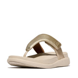 FitFlop F-MODE GO Womens Toe Post Sandals Platino