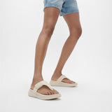 FitFlop F-MODE GO Womens Toe Post Sandals Paris Beige