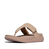 FitFlop F-MODE GO Womens Toe Post Sandals Classic Beige