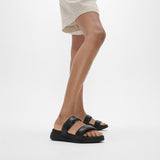 FitFlop F-MODE GO Womens Slides All Black