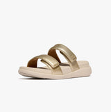 FitFlop F-MODE GO Womens Slides Platino