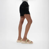 FitFlop F-MODE GO Womens Slides Platino