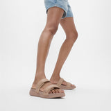 FitFlop F-MODE GO Womens Slides Classic Beige