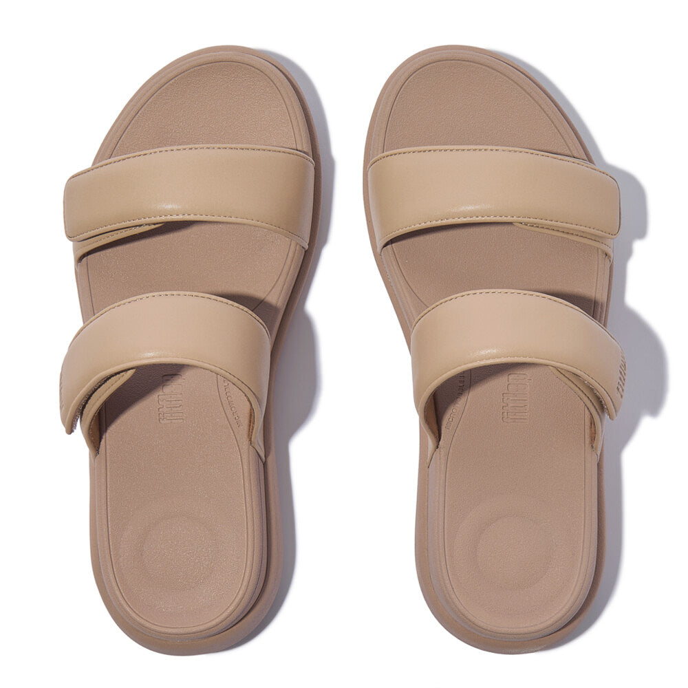 FitFlop F-MODE GO Womens Slides Classic Beige