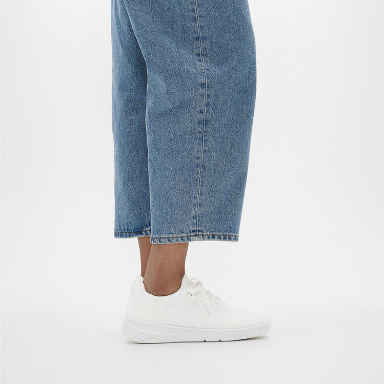 FitFlop SUPER-Q KNIT Womens Trainers Urban White