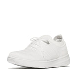 FitFlop SUPER-Q KNIT Womens Trainers Urban White