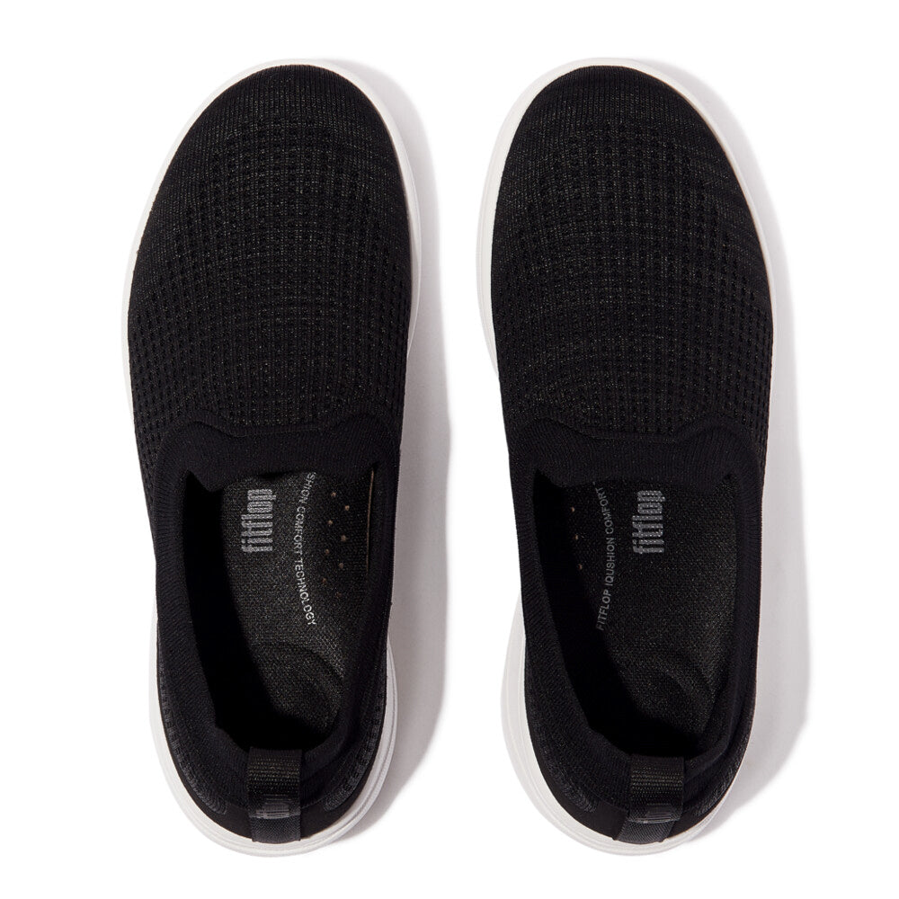 FitFlop SUPER-Q KNIT Womens Trainers Black