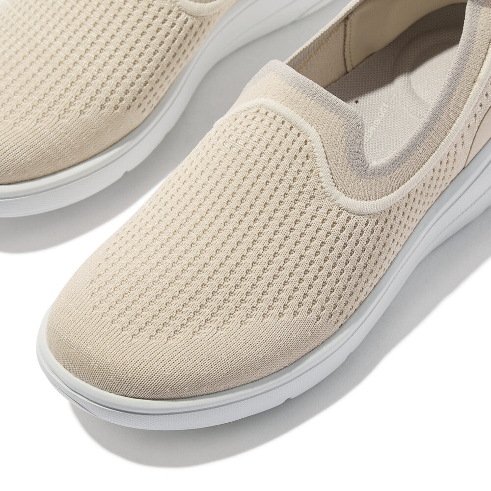 FitFlop SUPER-Q KNIT Womens Trainers Paris Beige