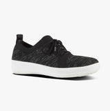 FitFlop F-SPORTY UBERKNIT Womens Slip On Trainers Black