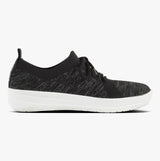 FitFlop F-SPORTY UBERKNIT Womens Slip On Trainers Black