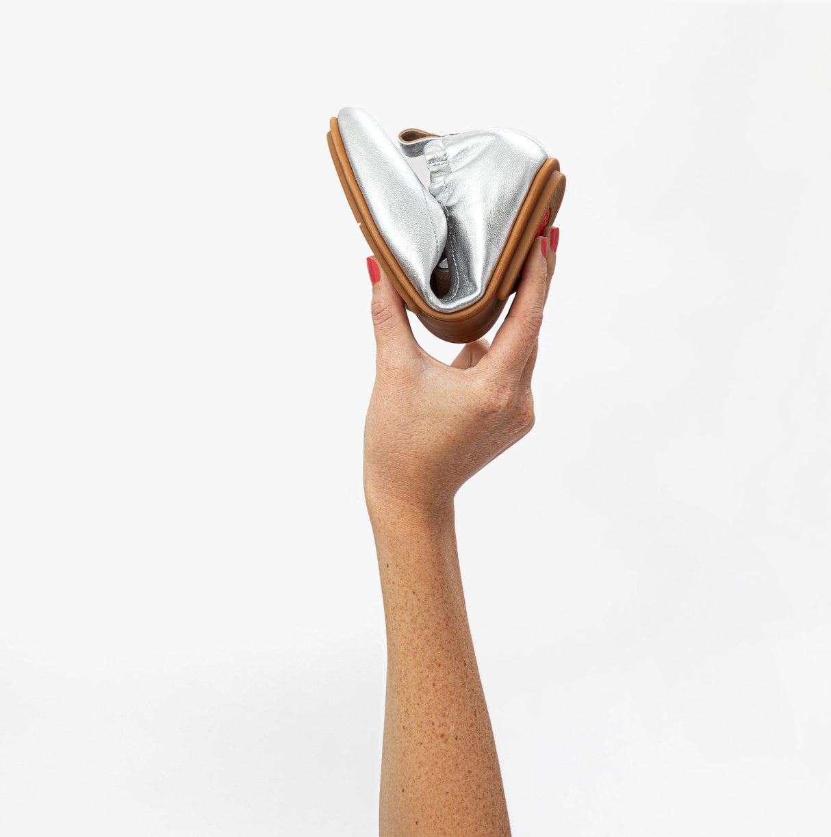 FitFlop Q74-011 ALLEGRO Womens Ballet Pumps Silver