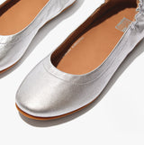 FitFlop Q74-011 ALLEGRO Womens Ballet Pumps Silver
