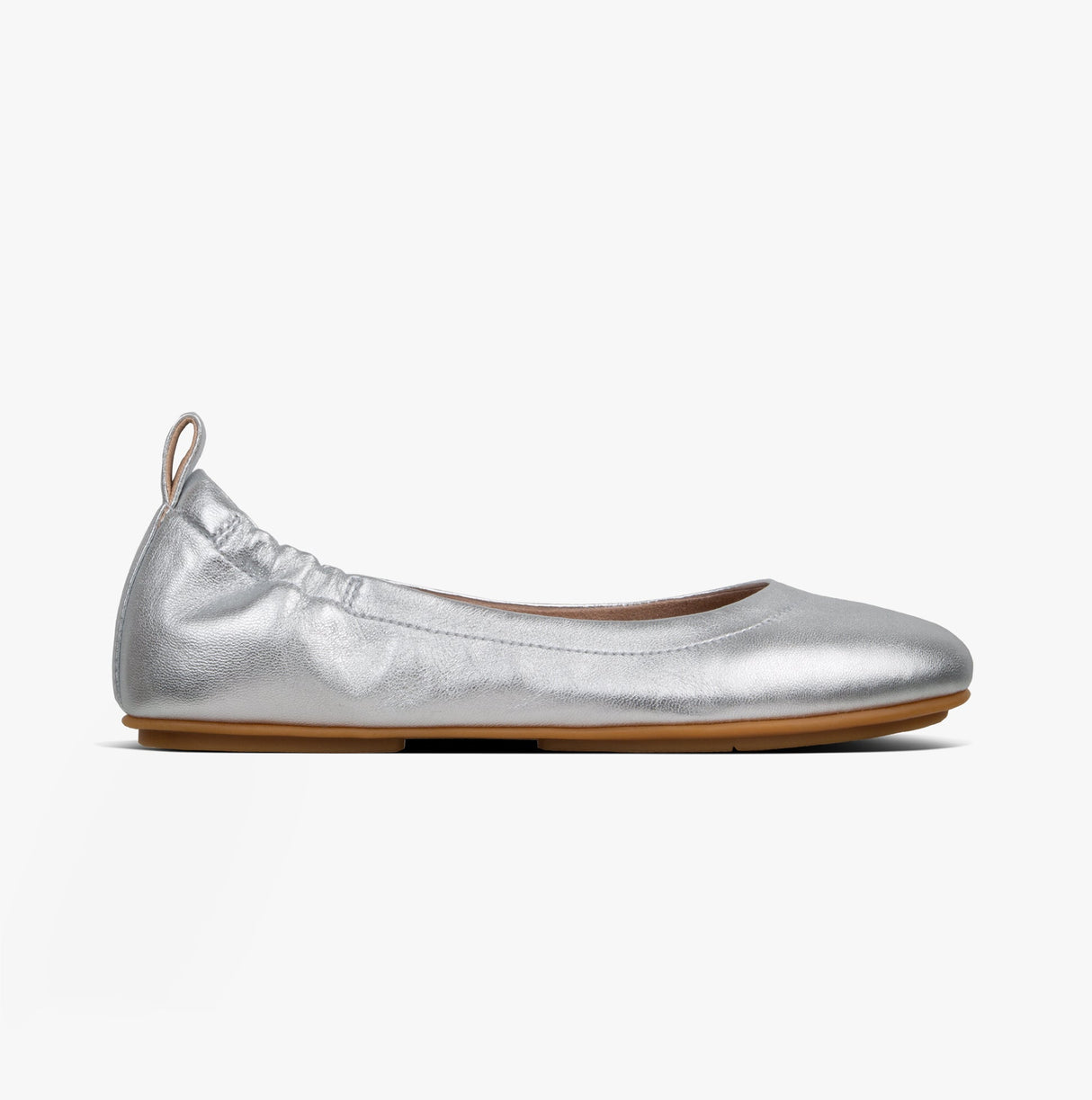 FitFlop Q74-011 ALLEGRO Womens Ballet Pumps Silver