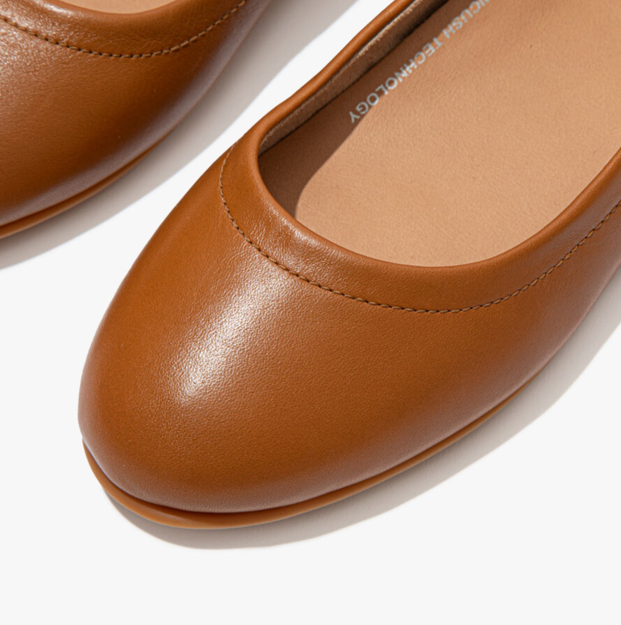 FitFlop ALLEGRO Womens Ballerina Shoes Light Tan