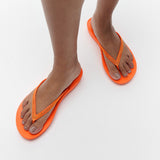 FitFlop IQUSHION SPARKLE Womens Toe Post Sandals Pop Orange