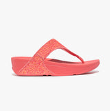 FitFlop LULU GLITTER TOE-THONGS Womens Toe Thongs Rosy Coral