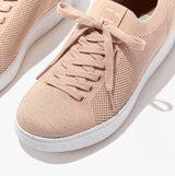 FitFlop RALLY e01 MULTI-KNIT Womens Trainers Almond Tan/Platino
