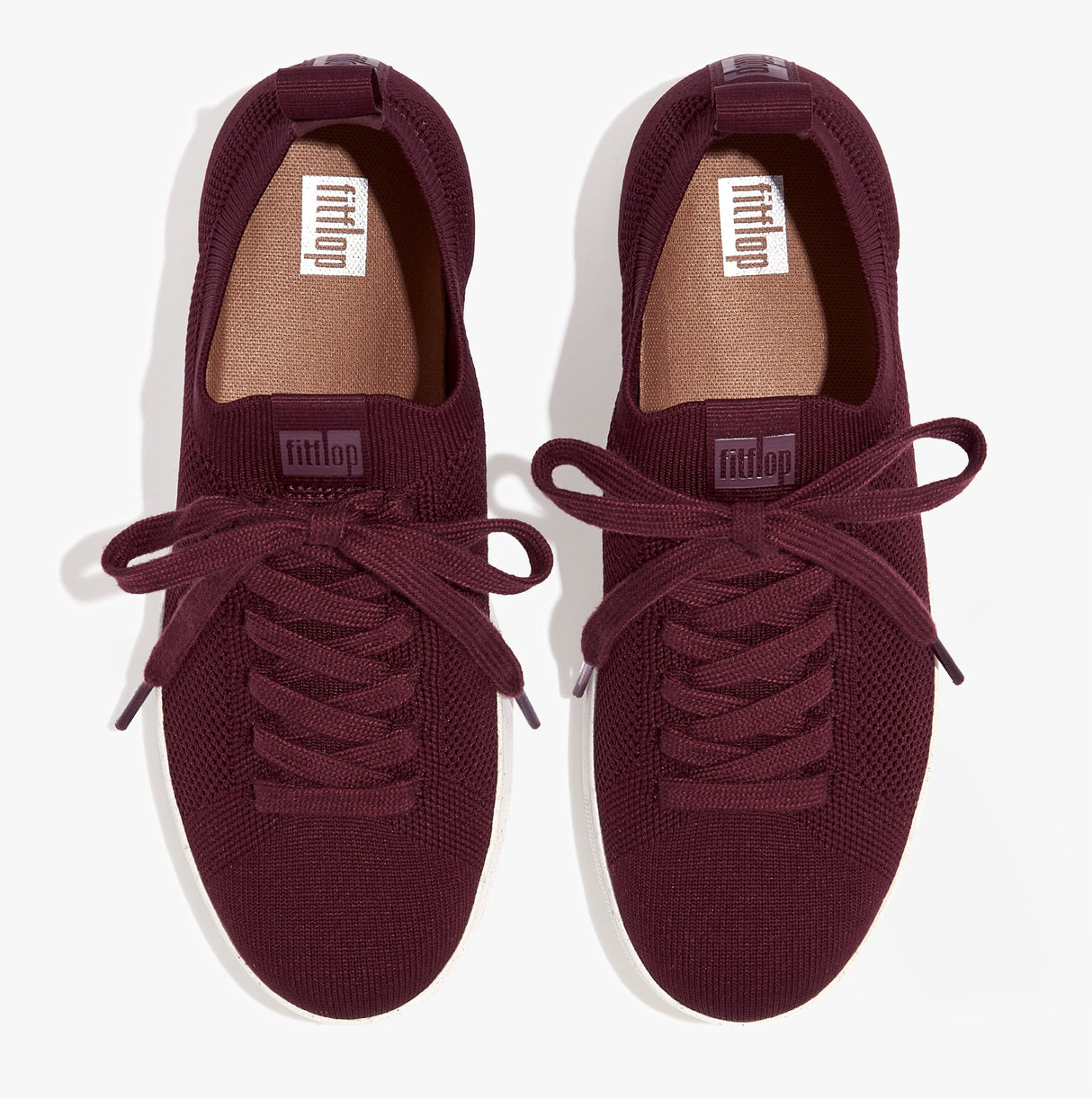 FitFlop RALLY e01 MULTI-KNIT Womens Trainers Plummy