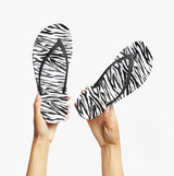 FitFlop iQUSHION Womens Flip-Flops Zebra