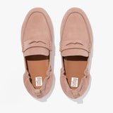 FitFlop ALLEGRO Womens Suede Penny Loafers Beige