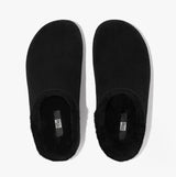 FitFlop SHUV Womens Lined Suede Clogs All Black